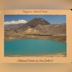 NIB Placemats: Jason Placemats 6 New Zealand National Parks on Cork, Vintage